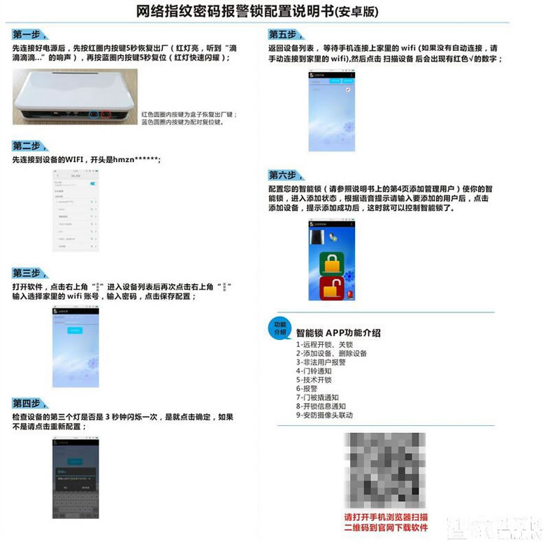 藍盾智能鎖 時尚多功能指紋鎖密碼鎖刷卡鎖滑蓋