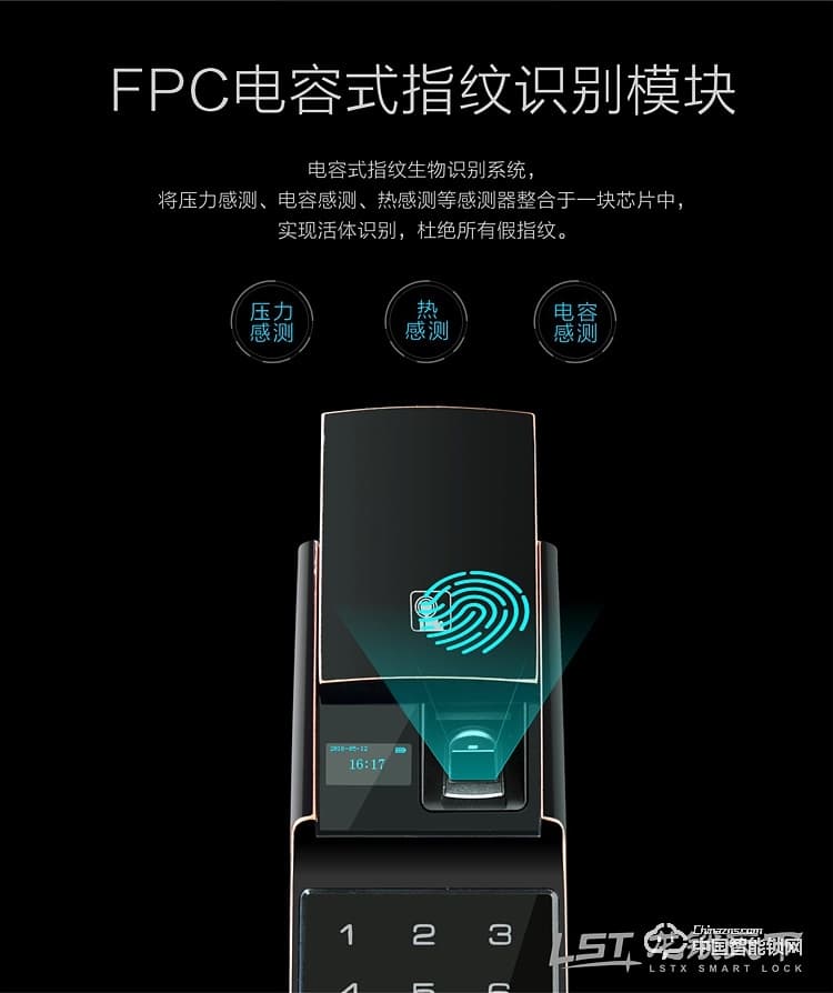 龍鎖天下智能鎖 指紋密碼鎖 防盜智能門(mén)鎖Q5