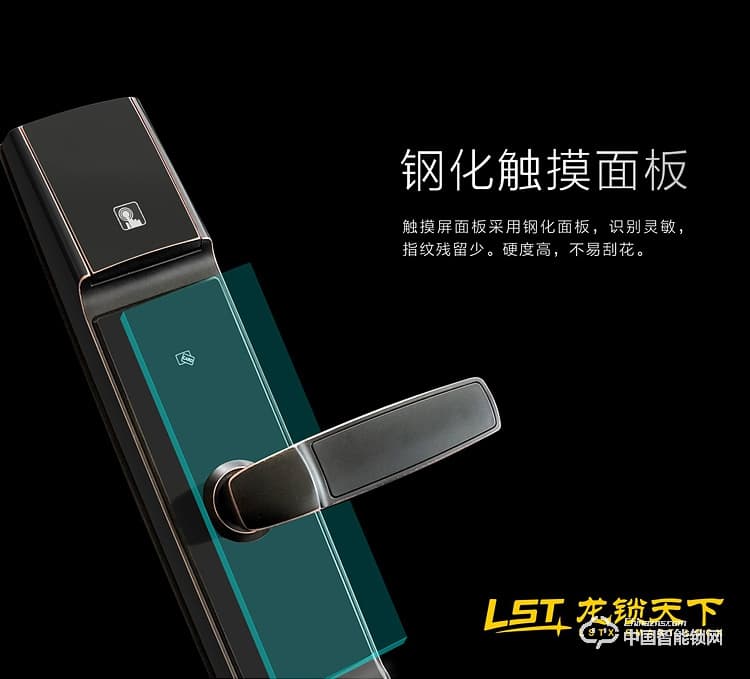 龍鎖天下智能鎖 指紋密碼鎖 防盜智能門(mén)鎖Q5
