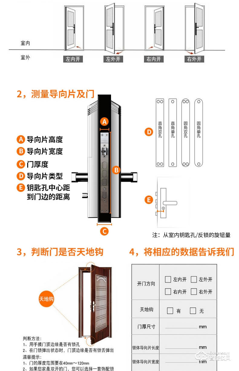 長虹智能鎖 M8001微信遠程智能鎖密碼鎖