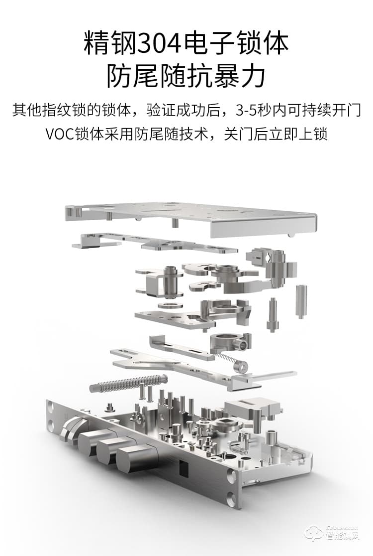 VOC智能鎖 X8電子密碼鎖智能門鎖