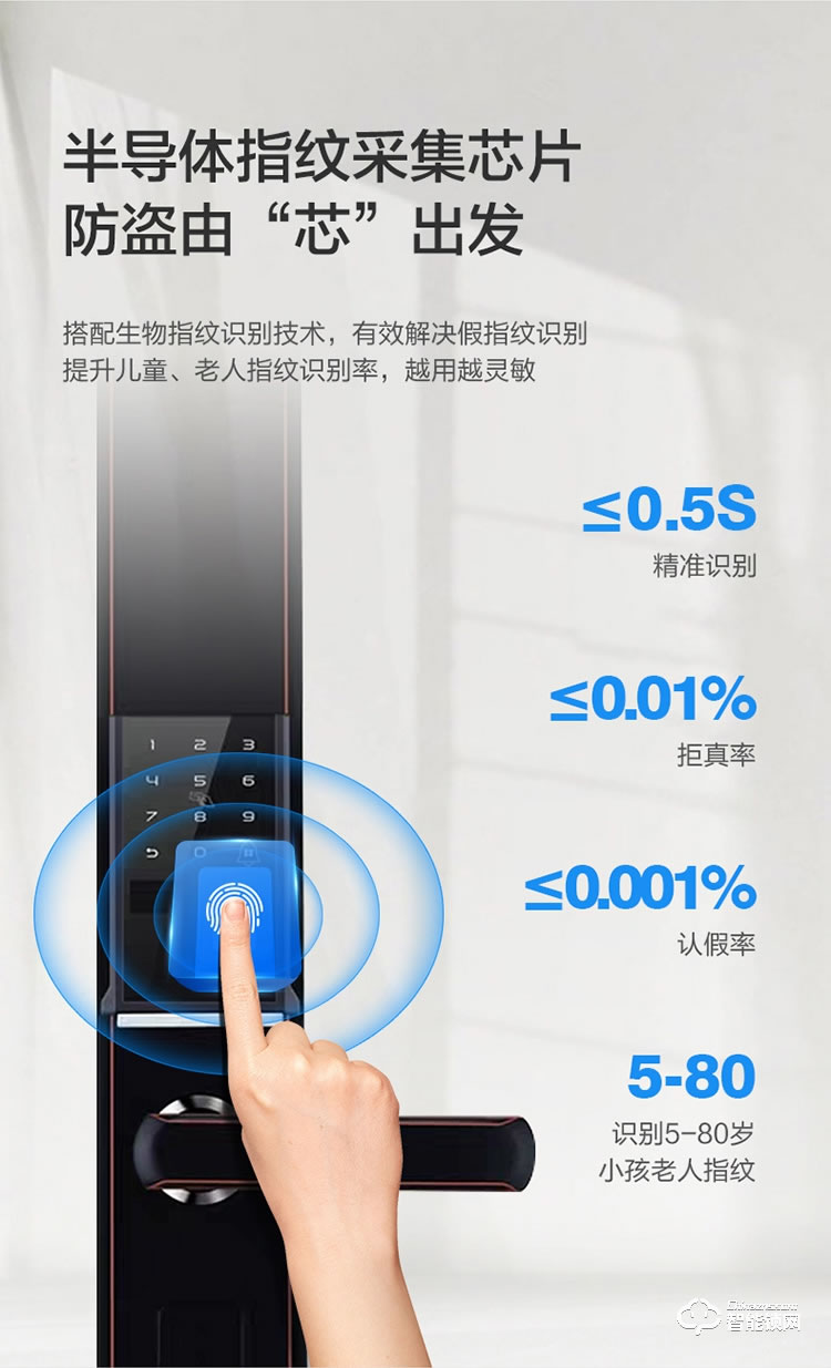 巴奈特智能鎖 D6家用防盜門電子鎖自