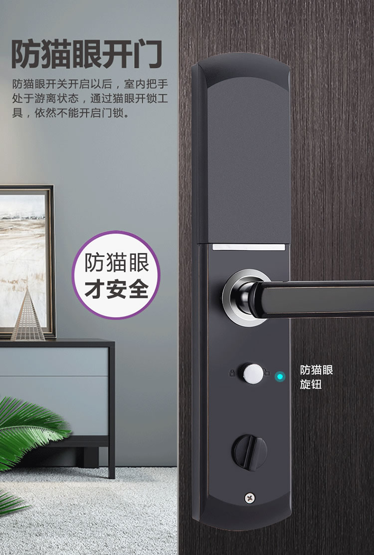 巴奈特智能鎖 D6家用防盜門電子鎖自